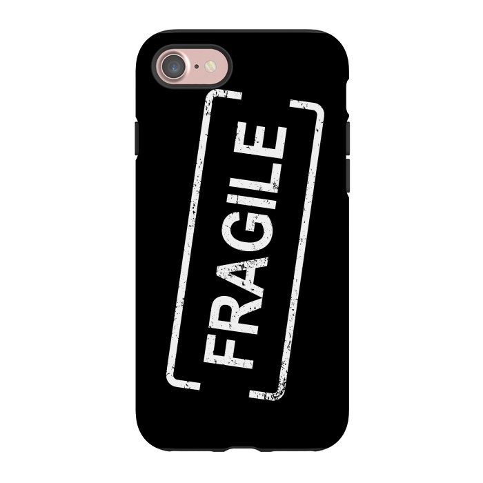 iPhone 7 StrongFit Fragile White by Martina