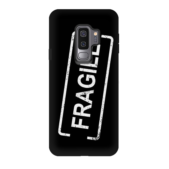 Galaxy S9 plus StrongFit Fragile White by Martina