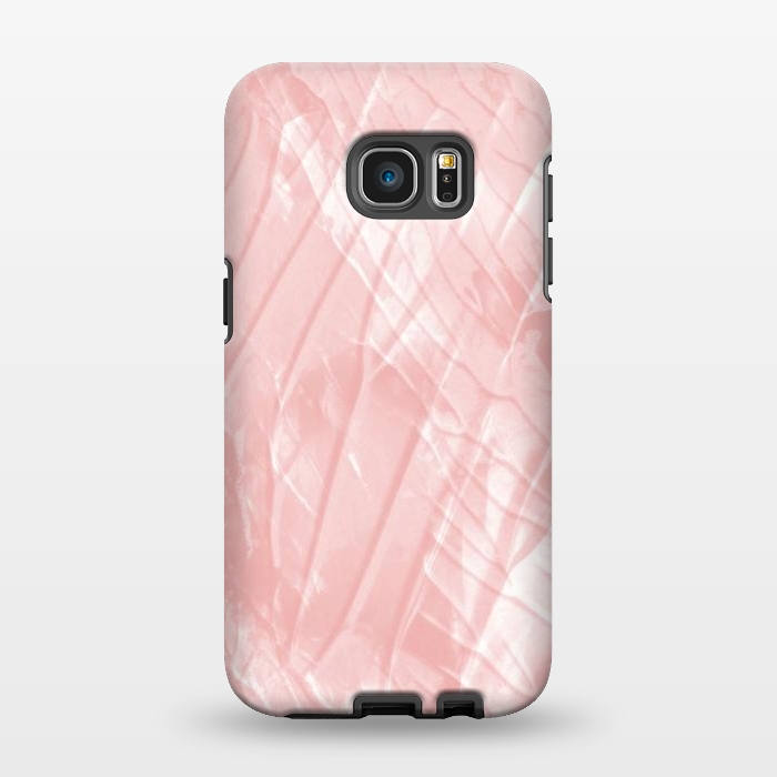 Galaxy S7 EDGE StrongFit Blush Paint by Martina