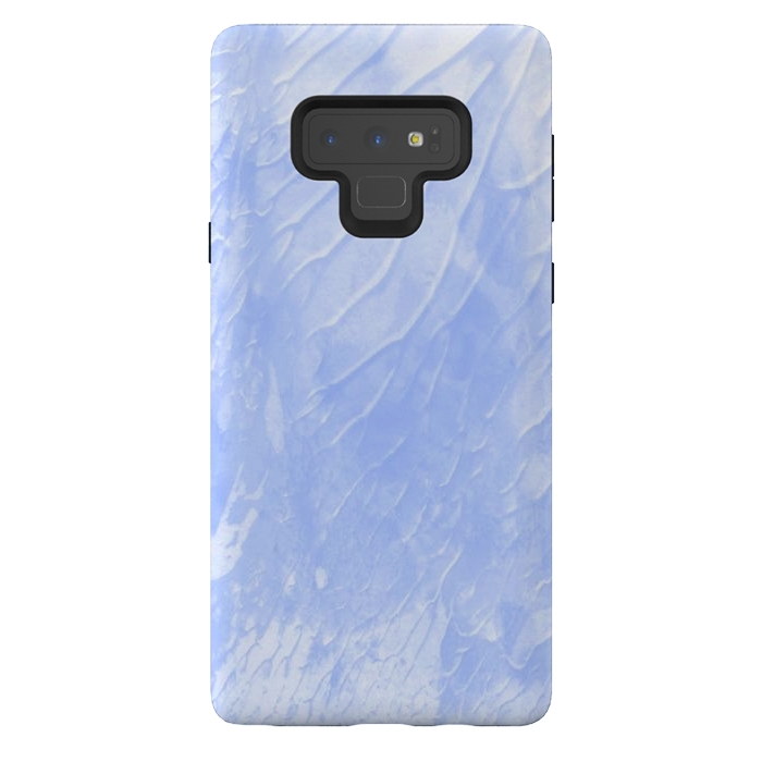 Galaxy Note 9 StrongFit Blue Paint by Martina