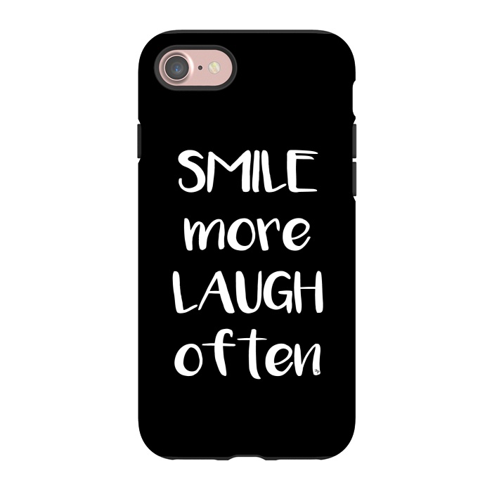 iPhone 7 StrongFit Smile more quote by Martina