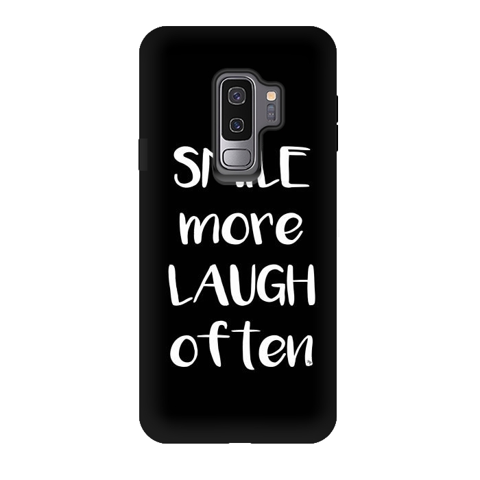 Galaxy S9 plus StrongFit Smile more quote by Martina