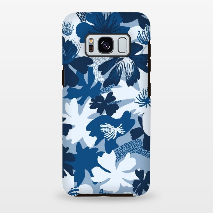 Galaxy S8 plus StrongFit Barely blue by Nina Leth