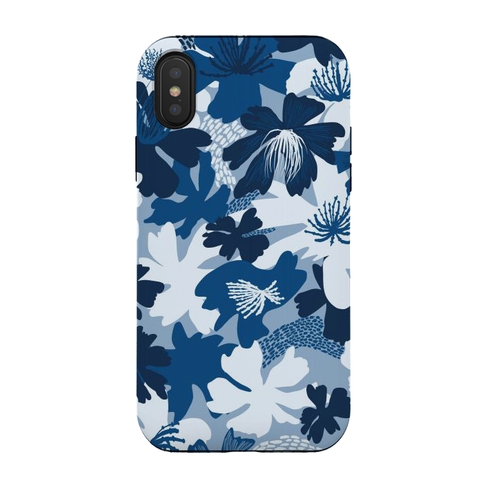 iPhone Xs / X StrongFit Barely blue by Nina Leth