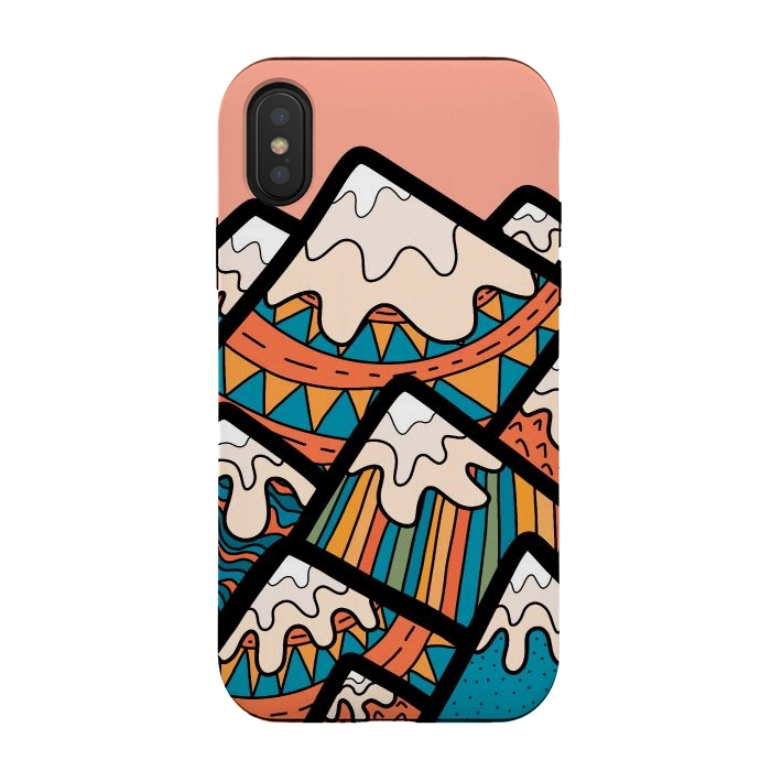 iPhone Xs / X StrongFit Patterns in the hills by Steve Wade (Swade)