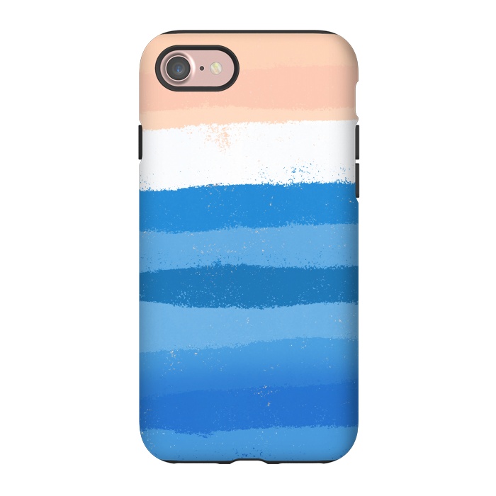 iPhone 7 StrongFit The calm painted waves by Steve Wade (Swade)