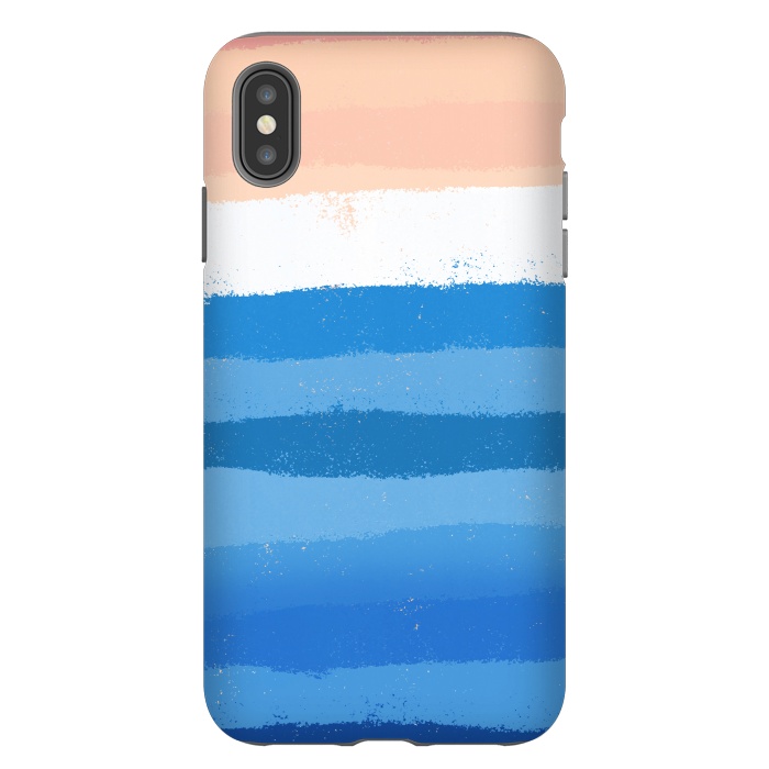 iPhone Xs Max StrongFit The calm painted waves by Steve Wade (Swade)