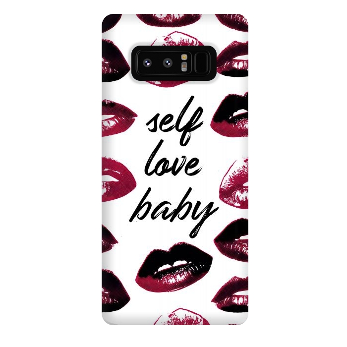 Galaxy Note 8 StrongFit Self love lipstick kisses by Oana 