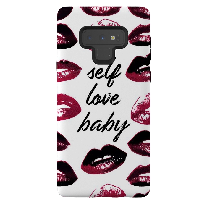 Galaxy Note 9 StrongFit Self love lipstick kisses by Oana 