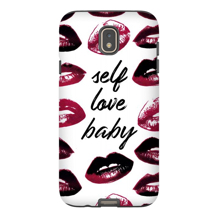 Galaxy J7 StrongFit Self love lipstick kisses by Oana 