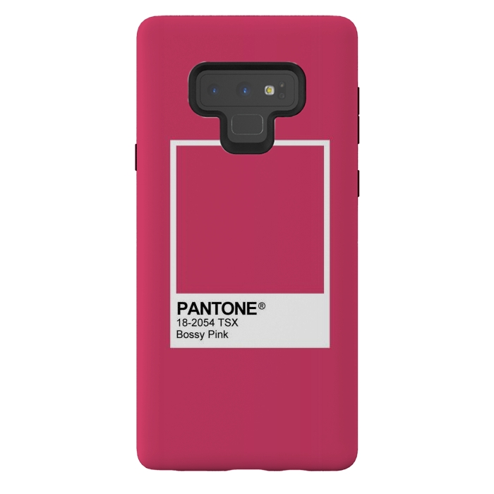 Galaxy Note 9 StrongFit Pantone Pink Trendy color by Martina