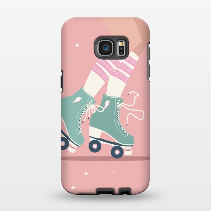Galaxy S7 EDGE StrongFit Roller skates 01 by Jelena Obradovic