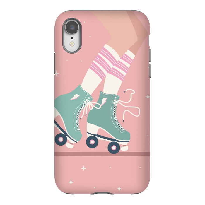 iPhone Xr StrongFit Roller skates 01 by Jelena Obradovic