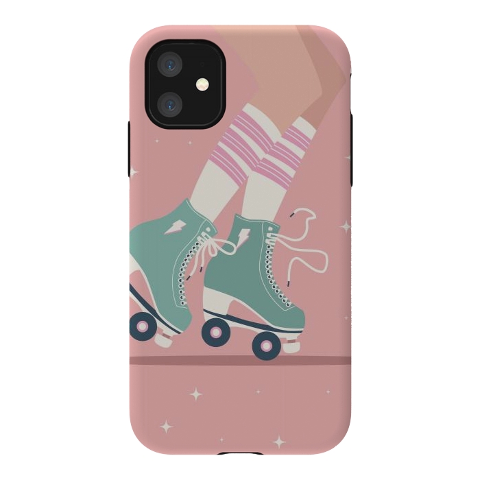 iPhone 11 StrongFit Roller skates 01 by Jelena Obradovic
