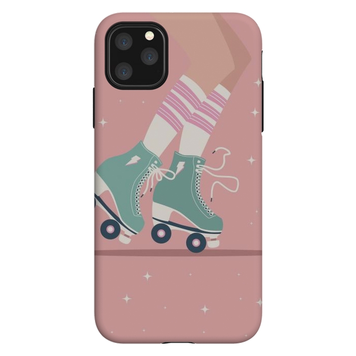 iPhone 11 Pro Max StrongFit Roller skates 01 by Jelena Obradovic