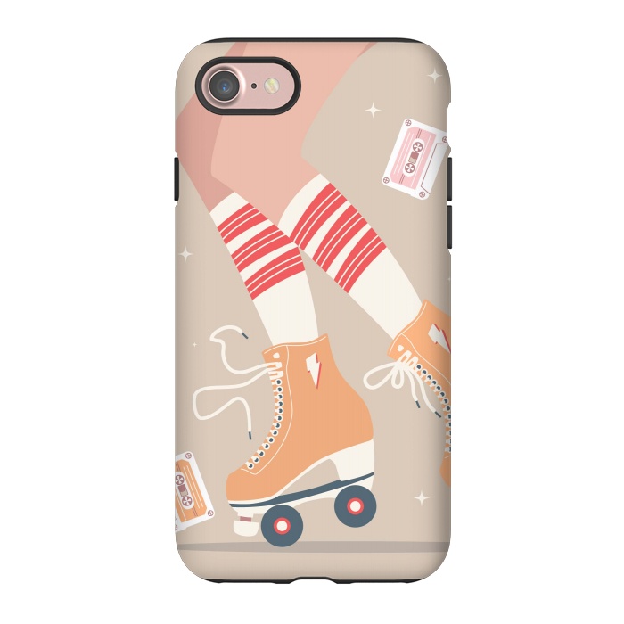 iPhone 7 StrongFit Roller skates 04 by Jelena Obradovic