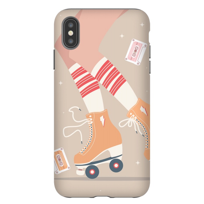 iPhone Xs Max StrongFit Roller skates 04 by Jelena Obradovic
