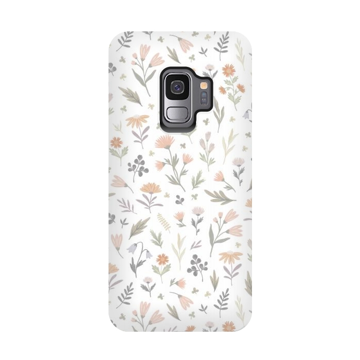 Galaxy S9 StrongFit gentle flora by Alena Ganzhela