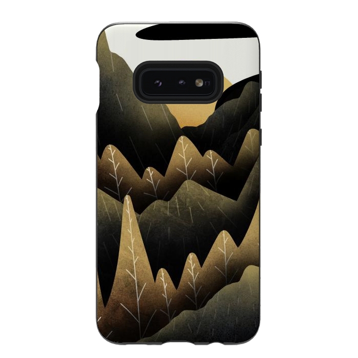 Galaxy S10e StrongFit The golden land by Steve Wade (Swade)