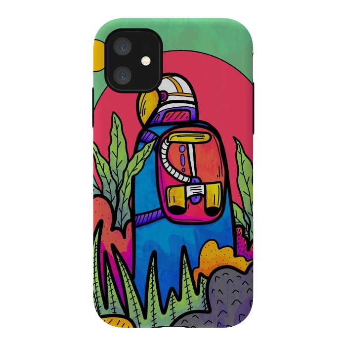 iPhone 11 StrongFit A strange forest  by Steve Wade (Swade)