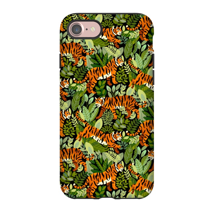iPhone 7 StrongFit Bangel Tiger Jungle  by Tigatiga