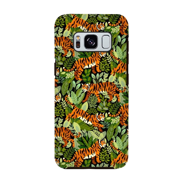 Galaxy S8 StrongFit Bangel Tiger Jungle  by Tigatiga