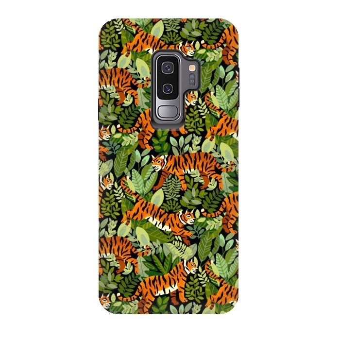 Galaxy S9 plus StrongFit Bangel Tiger Jungle  by Tigatiga