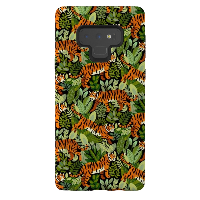 Galaxy Note 9 StrongFit Bangel Tiger Jungle  by Tigatiga