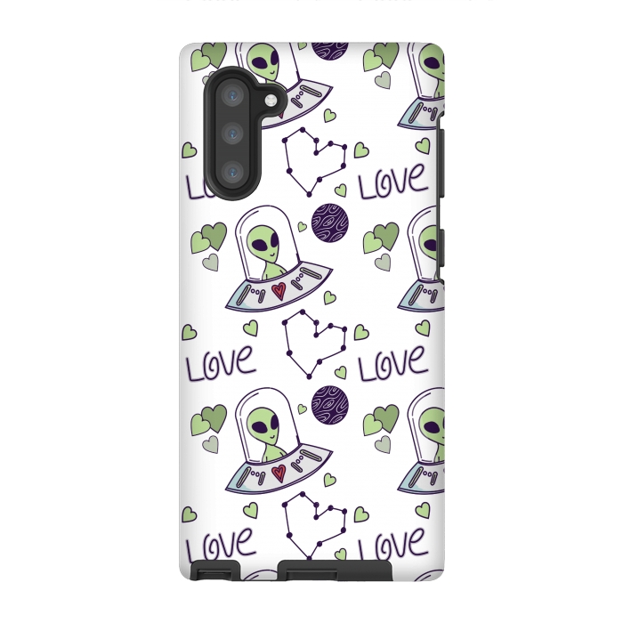 Galaxy Note 10 StrongFit cool space love by MALLIKA