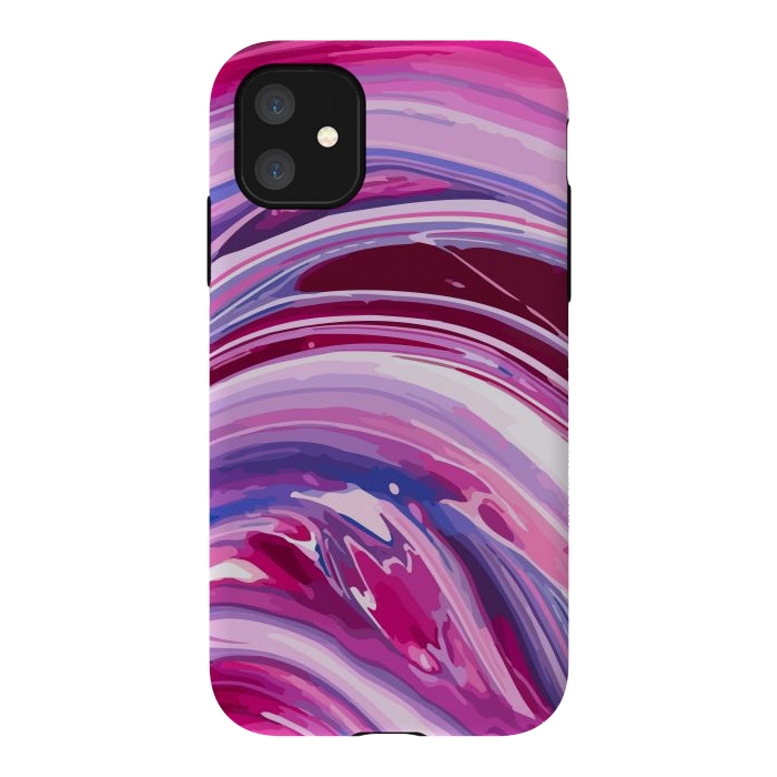 iPhone 11 StrongFit Acrylic Marble Design VI by ArtsCase