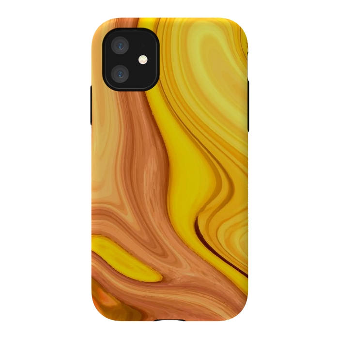 iPhone 11 StrongFit Liquid Marble Acrylic II by ArtsCase