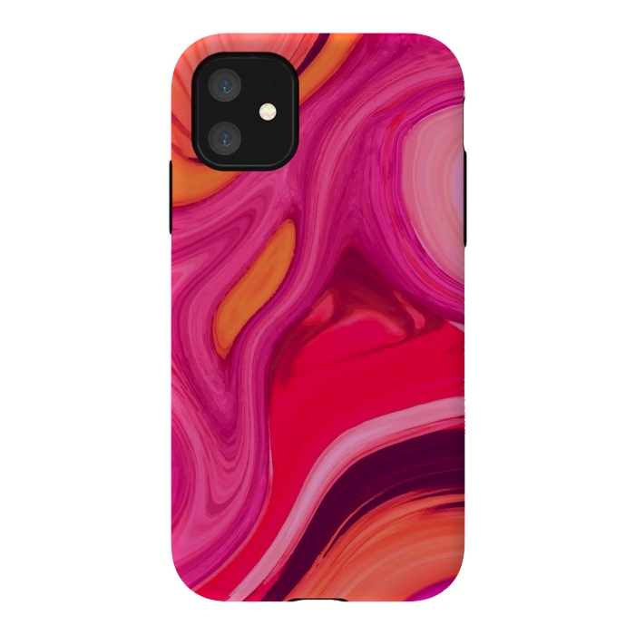 iPhone 11 StrongFit Liquid Marble Acrylic by ArtsCase