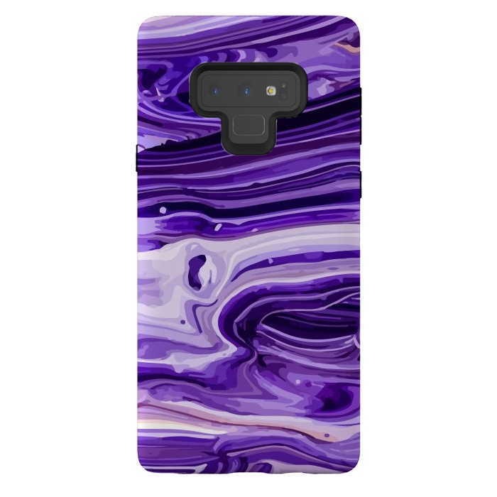 Galaxy Note 9 StrongFit Liquid Marble Design IX by ArtsCase