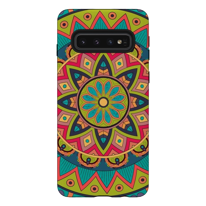 Galaxy S10 StrongFit Mandala Pattern Design 27 by ArtsCase