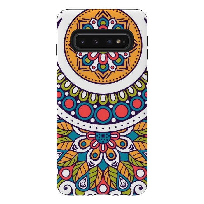 Galaxy S10 StrongFit Mandala Pattern 200 by ArtsCase