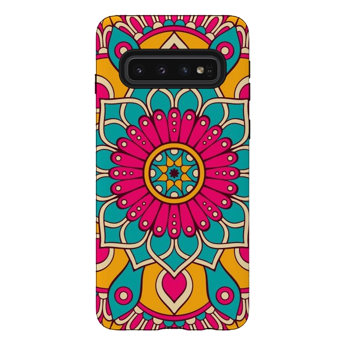 Galaxy S10 StrongFit Mandala Pattern 201 by ArtsCase