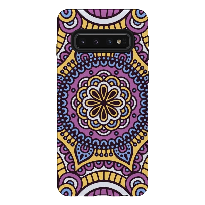 Galaxy S10 StrongFit Mandala Pattern 206 by ArtsCase