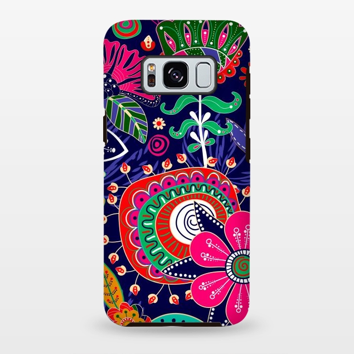 Galaxy S8 plus StrongFit Seamless Floral Pattern by ArtsCase