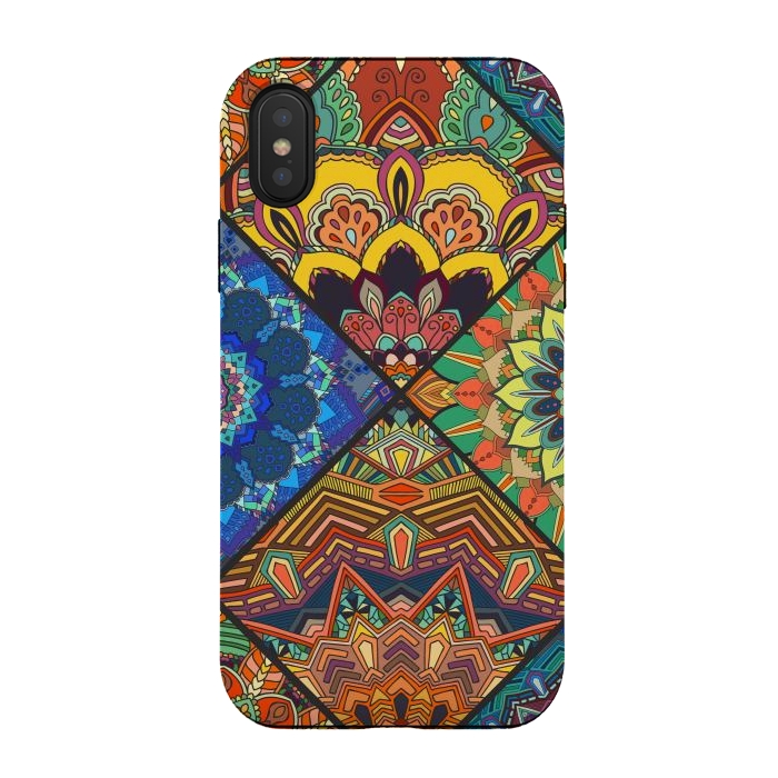 iPhone Xs / X StrongFit Vectorial Eastern Mandala Decoration by ArtsCase