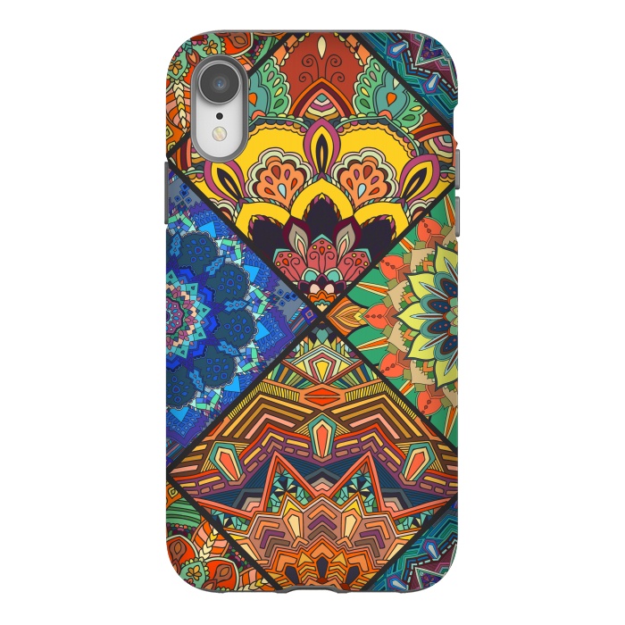 iPhone Xr StrongFit Vectorial Eastern Mandala Decoration by ArtsCase