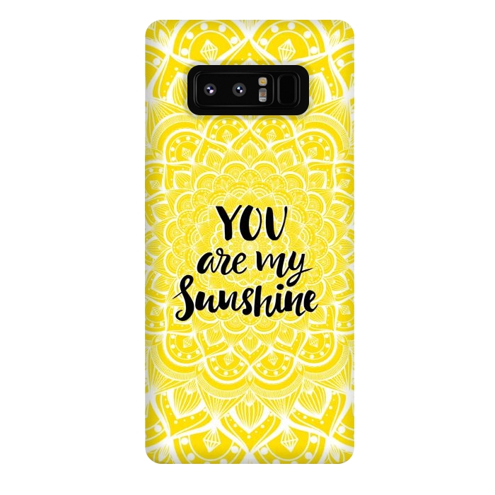 Galaxy Note 8 StrongFit You are my sunshine by Jms