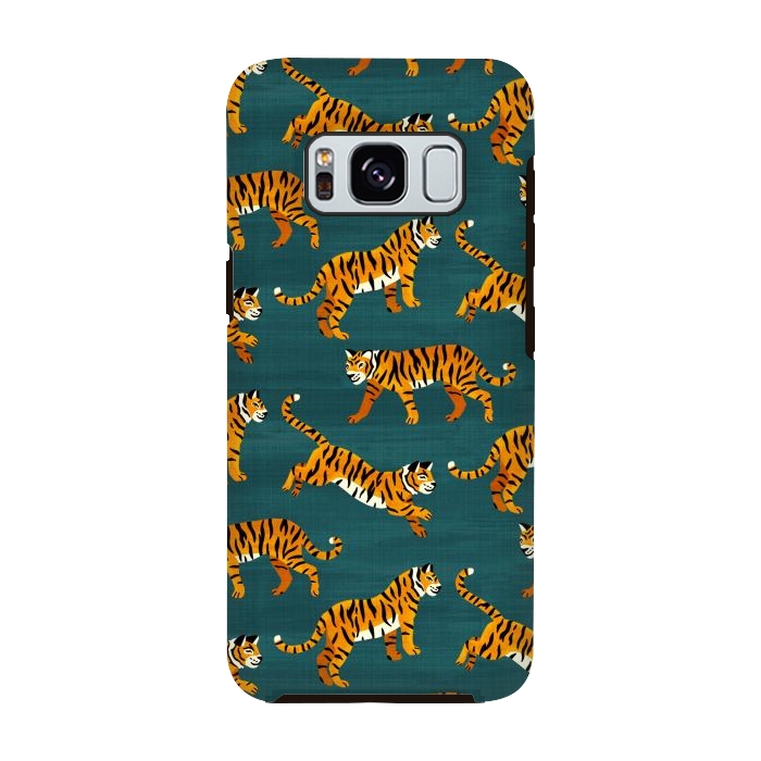Galaxy S8 StrongFit Bangel Tigers - Navy  by Tigatiga