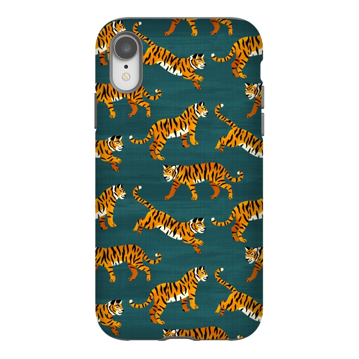 iPhone Xr StrongFit Bangel Tigers - Navy  by Tigatiga