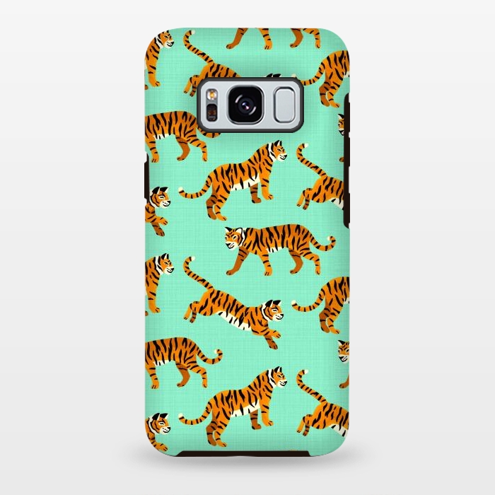 Galaxy S8 plus StrongFit Bangel Tigers - Mint  by Tigatiga