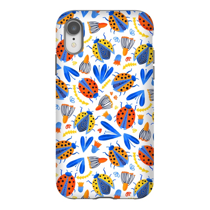 iPhone Xr StrongFit Fresh Ladybird Botanical  by Tigatiga