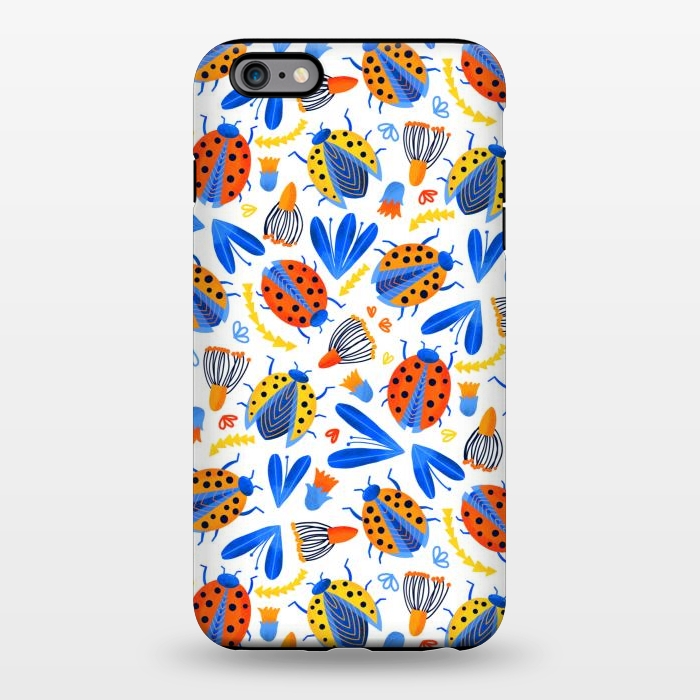 iPhone 6/6s plus StrongFit Fresh Ladybird Botanical  by Tigatiga