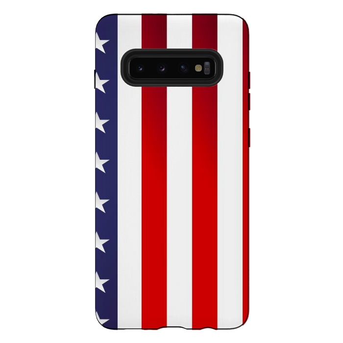Galaxy S10 plus StrongFit usa flag by haroulita
