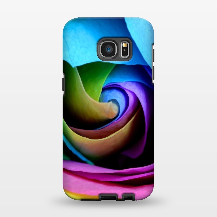 Galaxy S7 EDGE StrongFit colorful rose by haroulita