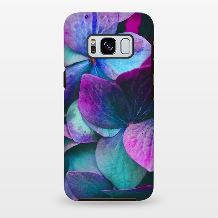 Galaxy S8 plus StrongFit purple hydrangea by haroulita
