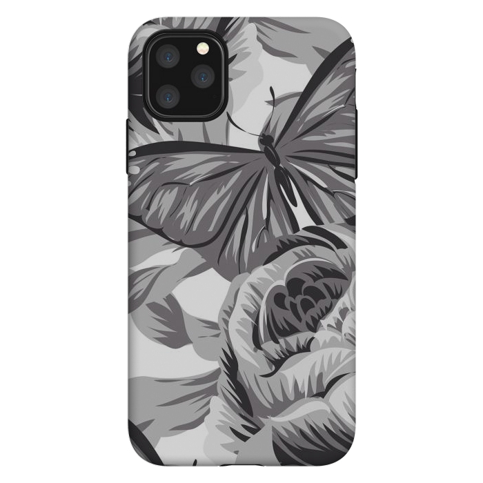 iPhone 11 Pro Max StrongFit minimal floral butterfly by haroulita